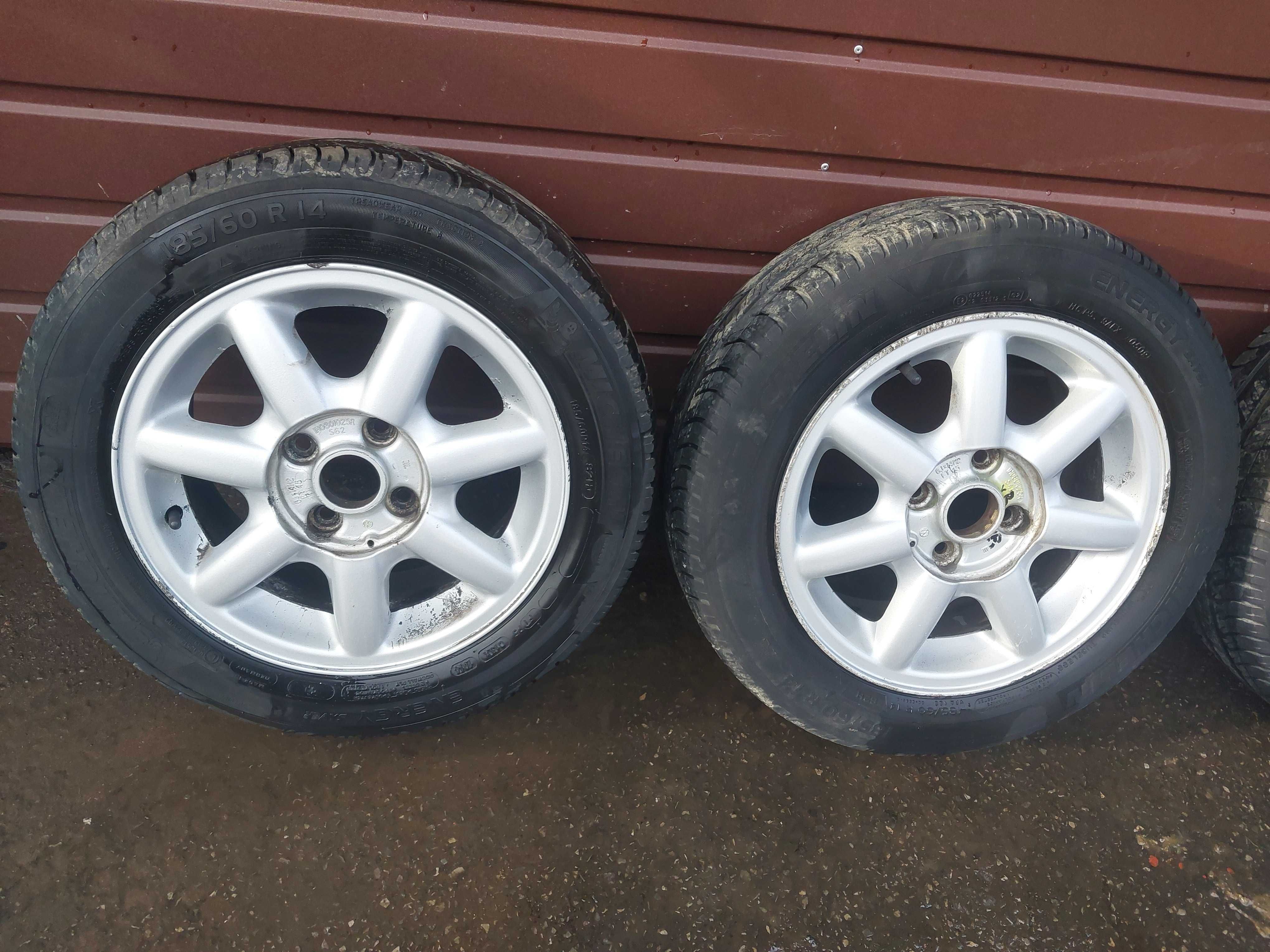 Alufelgi 4x100 Golf 3 / 2 14 Cali Opony Michelin Komplet WYSYŁKA