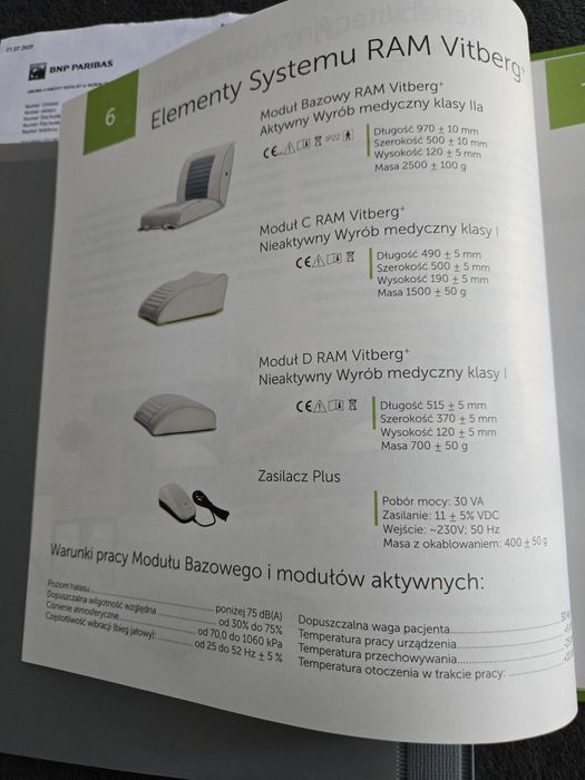 Masażer leczniczy Vitberg super stan