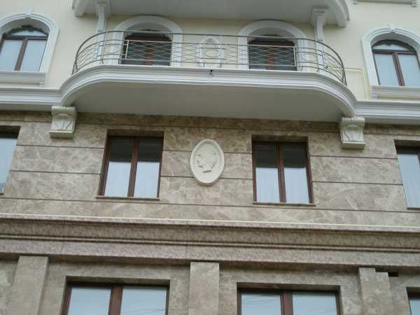 Фасад под ключ стеклопластик от 100 €/м2 пожизненная гарантия на декор