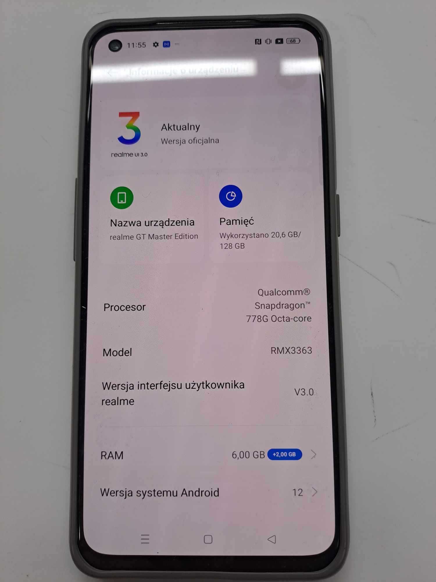 Telefon realme GT Master Edition 6/128gb !