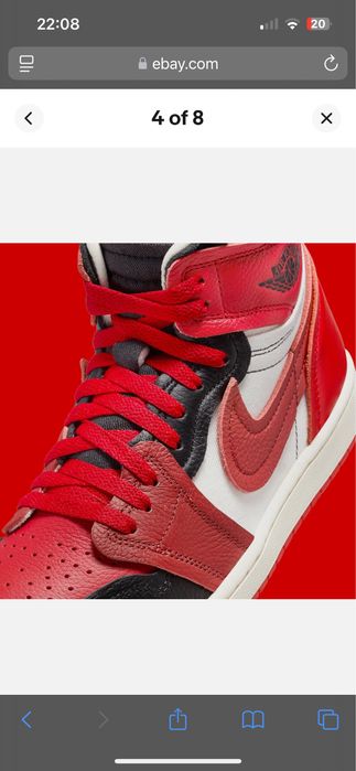 Нові оригінальні Air Jordan 1 Method of Make High Sport Red W