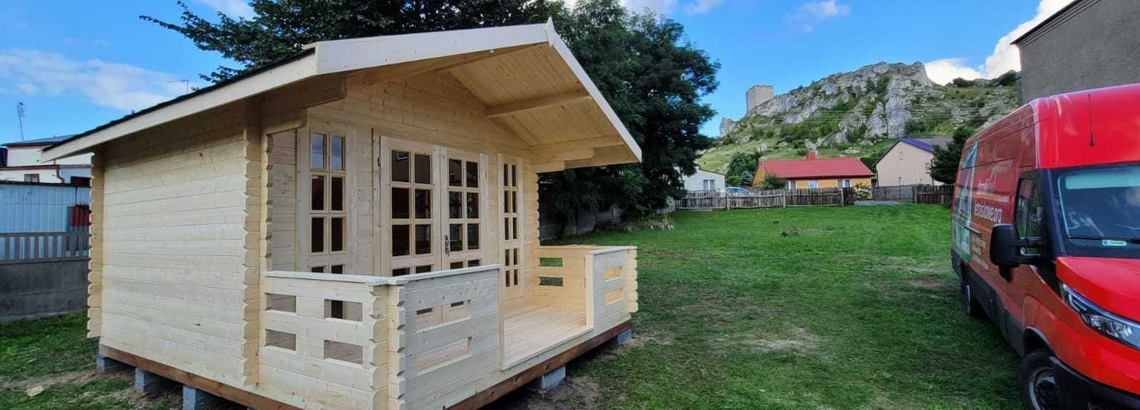 Drewniany domek letniskowy Igor I 12 + 5,2 m2 - ROD, ośrodek, działka