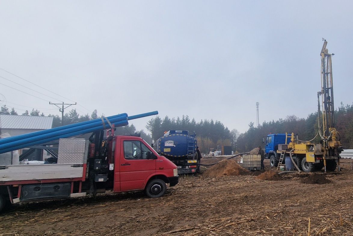 Wiercenie studni, studnie głebinowe, Odwierty pod pompy ciepla