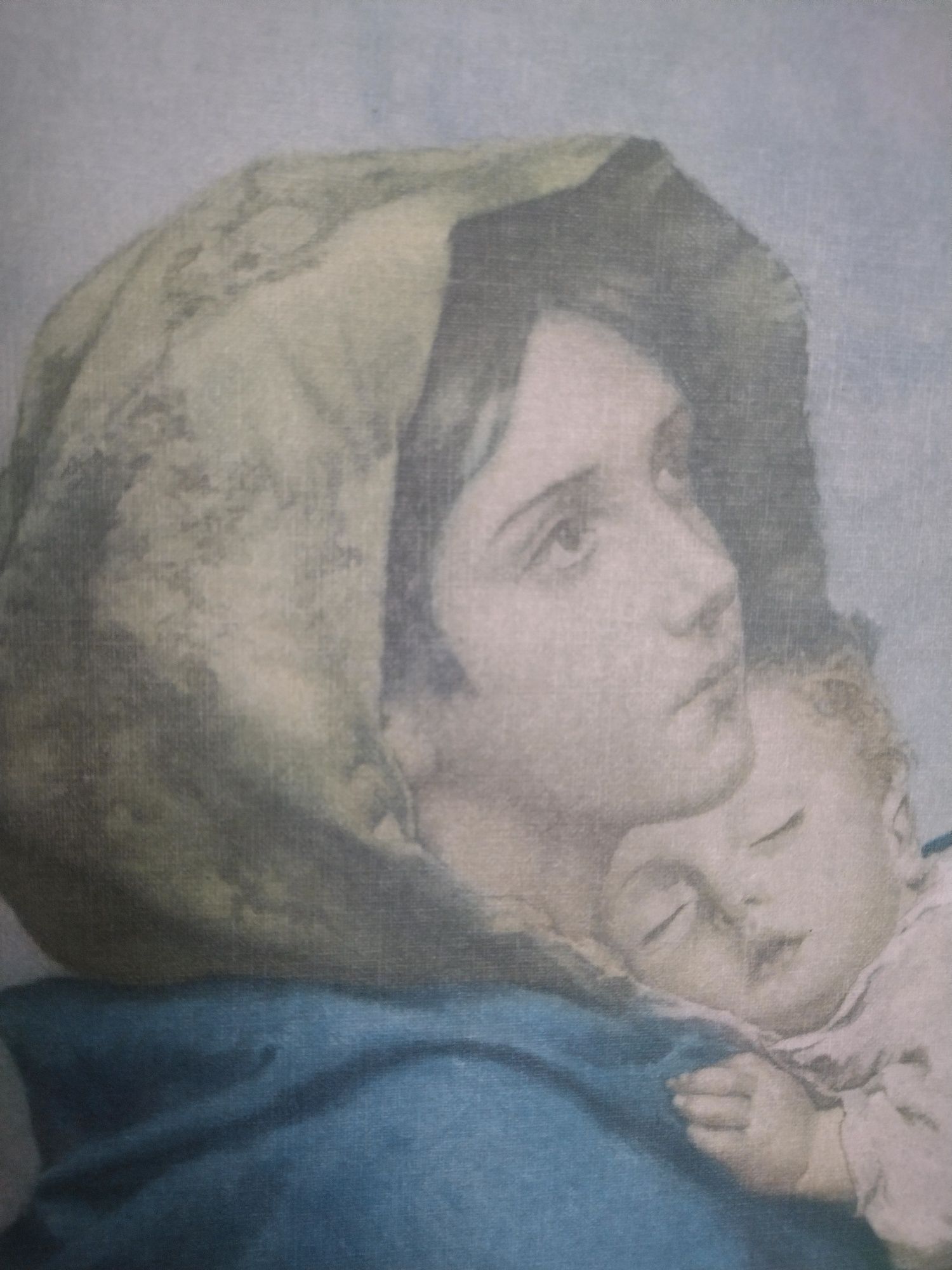Obraz sakralny (oleodruk) Maria z Dzieciątkiem