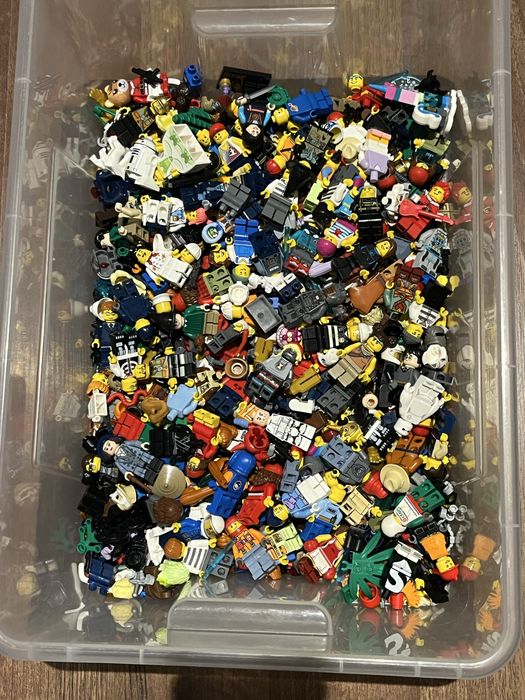Mix 1kg ludziki lego Star wars ninjago CMF city superhero harry potter