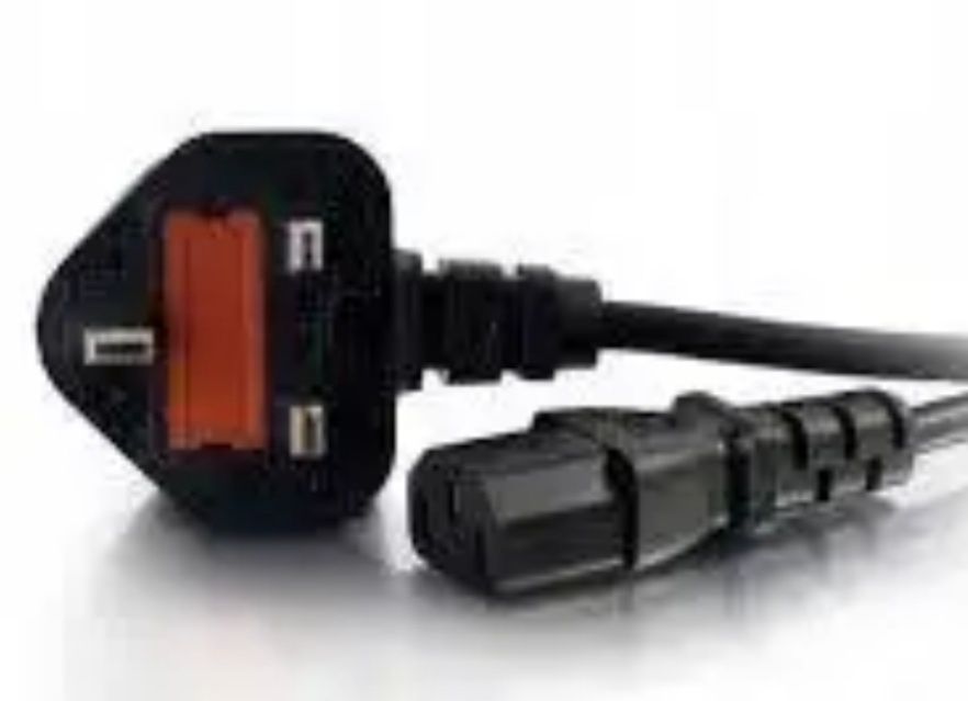 Кабель питания сетевой с предохранителем английская вилка Великобритан