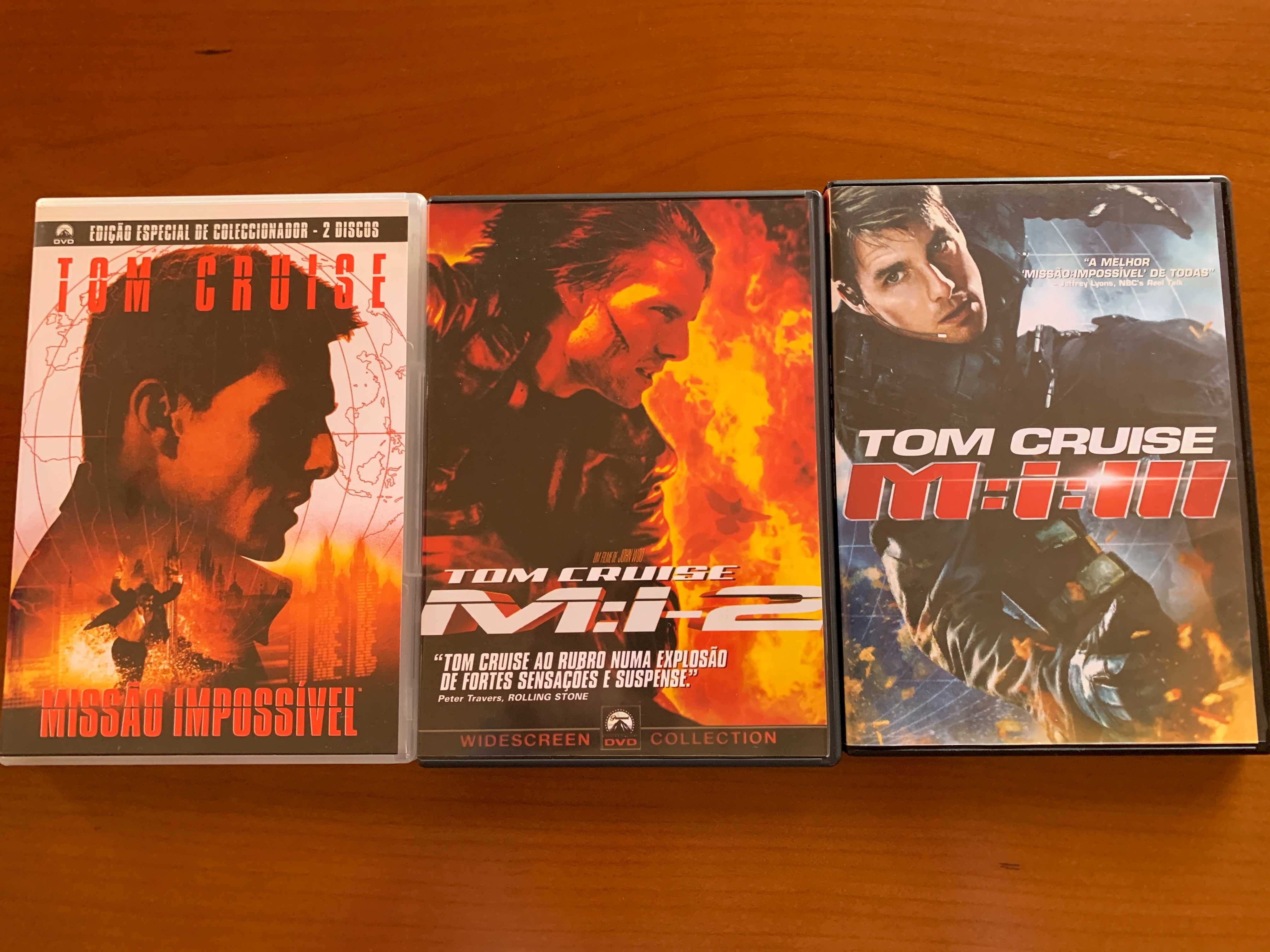DVD Missão Impossível I, II e III