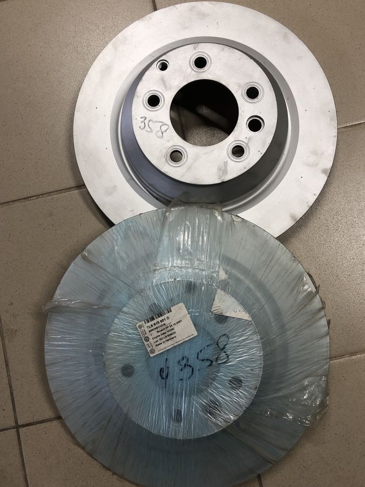 Гальмівні диски(тормозні диски)AUDI Q7/VW TOUAREG (оригінал) 358мм