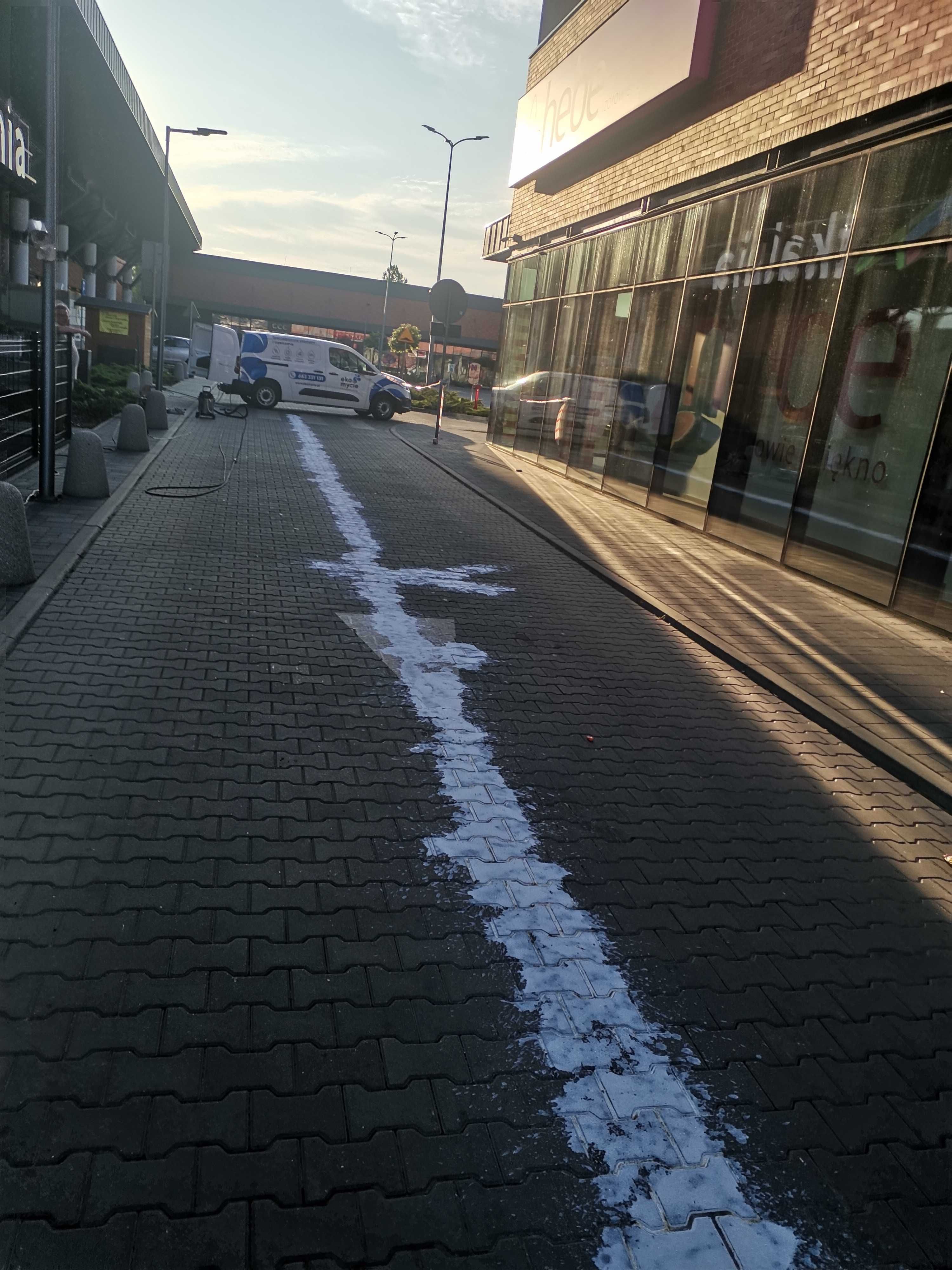 mycie czyszczenie kostki brukowej elewacji ozonowanie