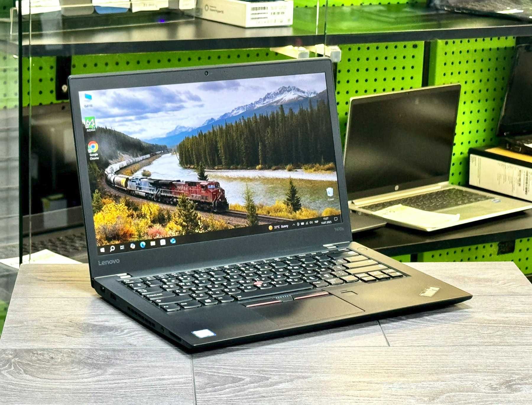 ноутбук для роботи / 14" IPS  екран /  Core i7 / 2 АКБ / Гарантія