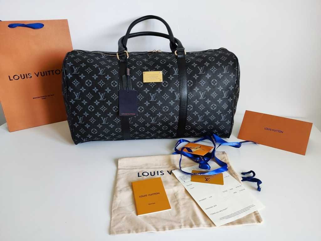 Louis Vuitton Torba podróżna, na siłownię, weekendowa, skóra 92-43