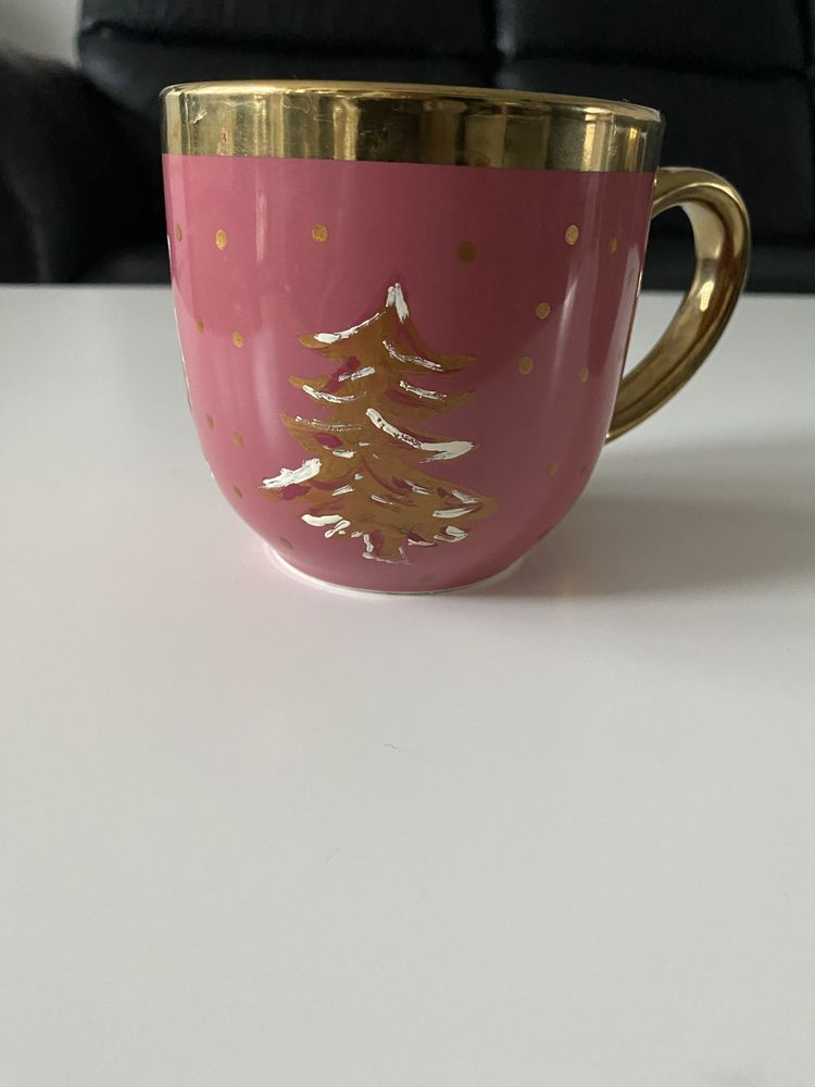 Kubek recznie malowany