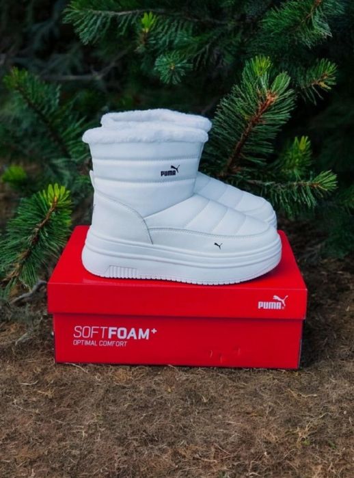 Жіночі зимові черевики Puma/дутики пума/сноубутсы/ботинки/сапожки пума