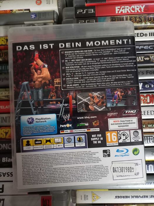 SMACK DOWN vs RAW 2011+ dodatki na płycie na PS3|2 Płyty