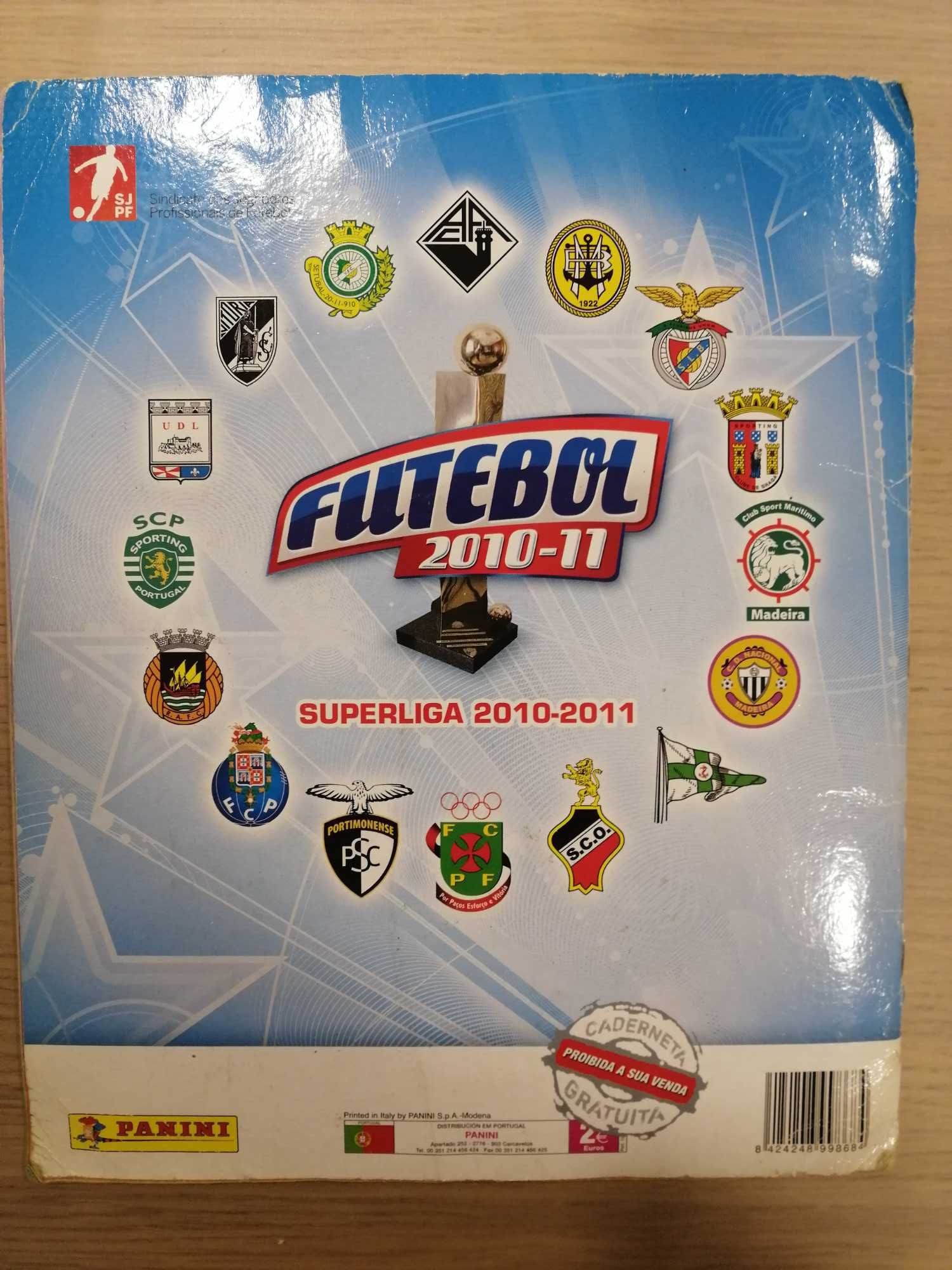 Caderneta Futebol 2010-11 - Panini [Completa]