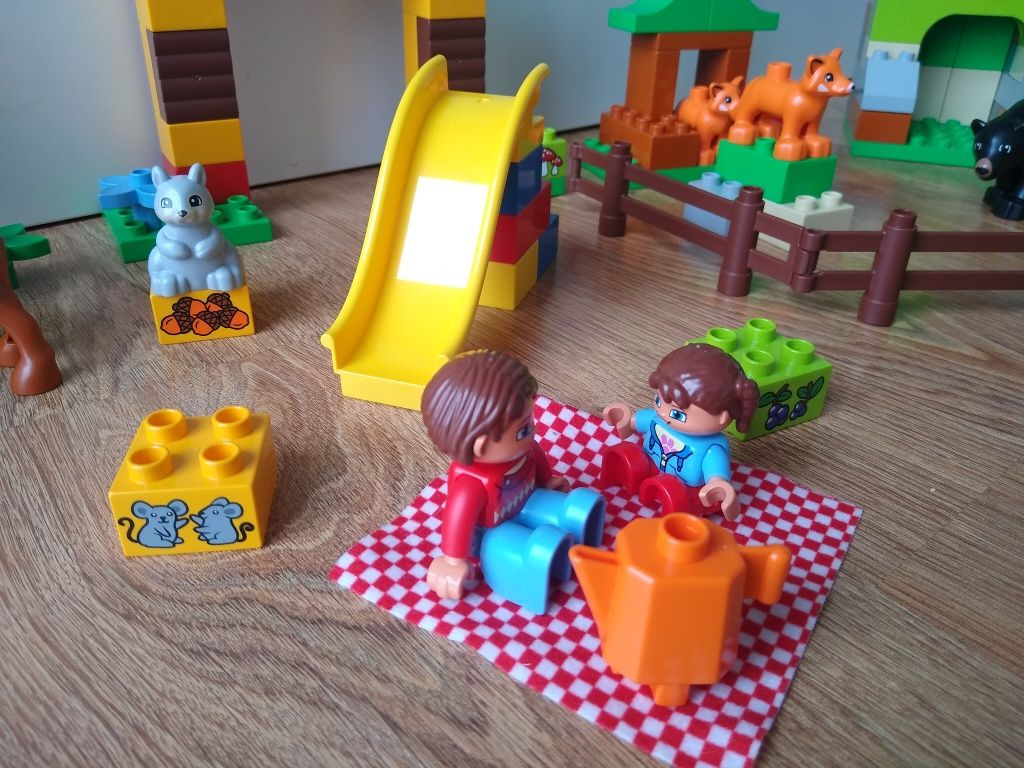 LEGO Duplo Leśny park 10584 kompletny pudełko instrukcja