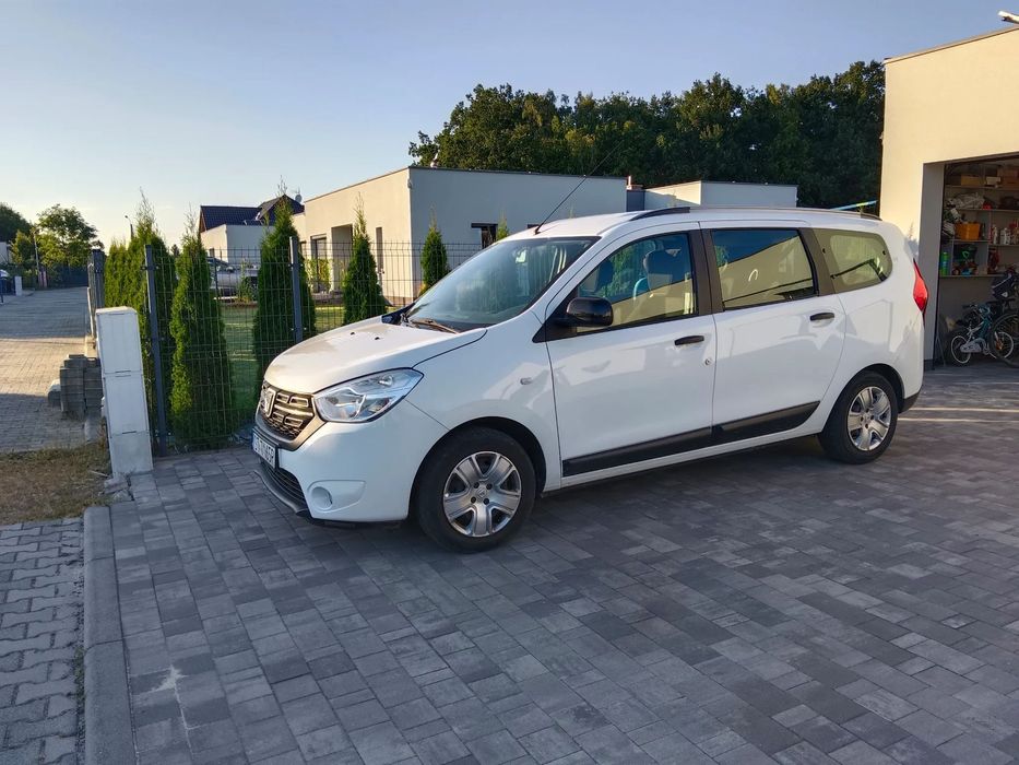Dacia Lodgy Biel alpejska 7-osobowy 1 właściciel serwisowany w ASO
