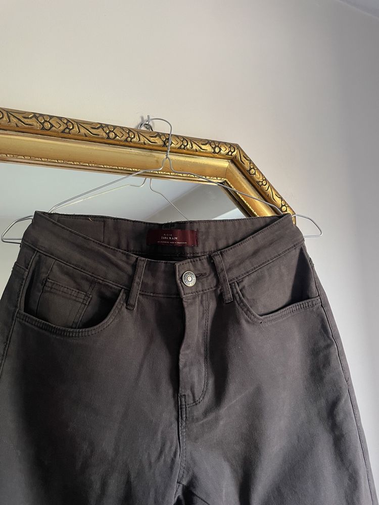 Zara Spodnie Rurki Skinny