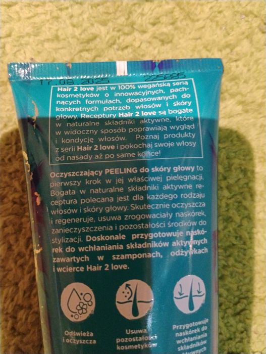 Oczyszczający peeling do skóry glowy