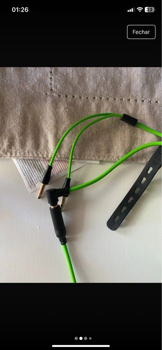 Headset Razer Blackshark v2 preto