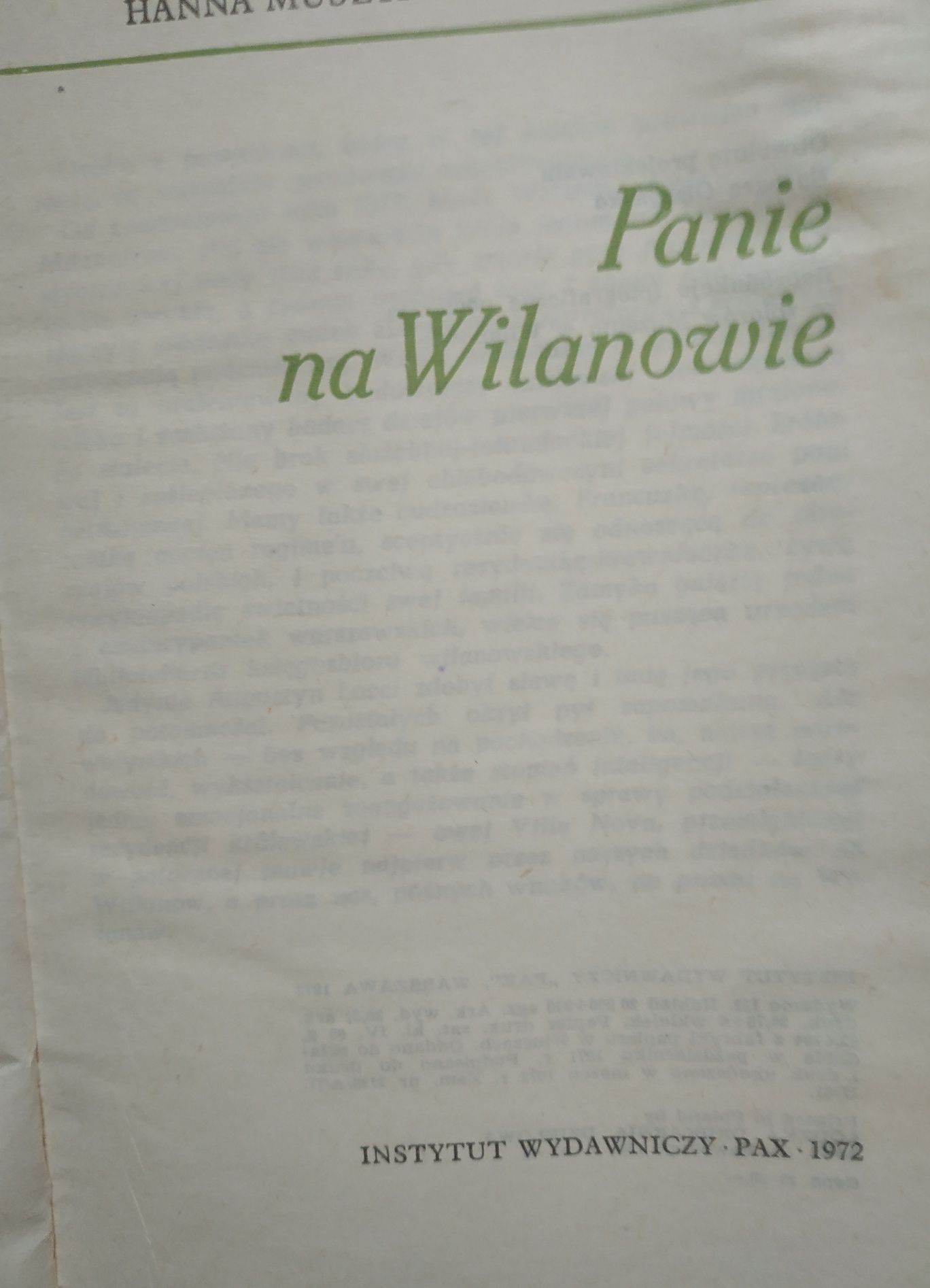 Panie na Wilanowie Muszyńska-Hoffmanowa PRL 1972