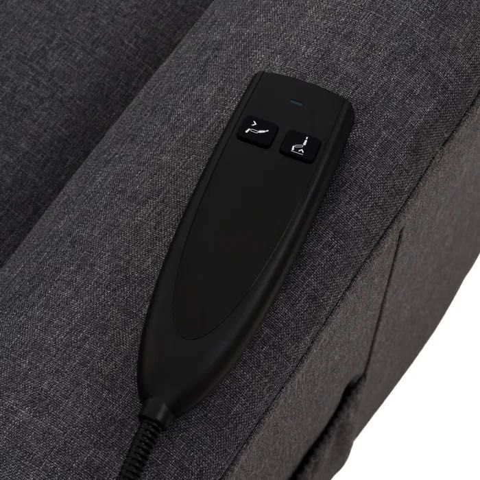 Fotel wypoczynkowy rozkładany z podnóżkiem elektryczny