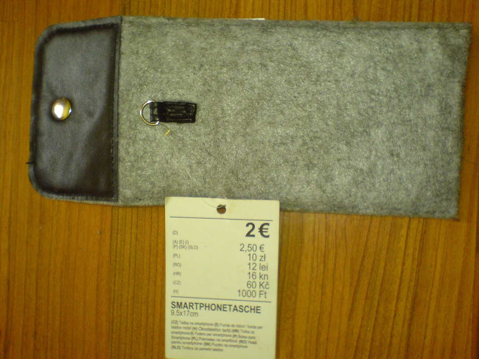 Pokrowiec Etui na Smartfon wymiary 16x9 cm zapięcie poliester NOWY