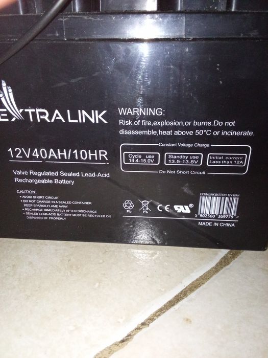 Akumulator AGM 40Ah Ekstralink