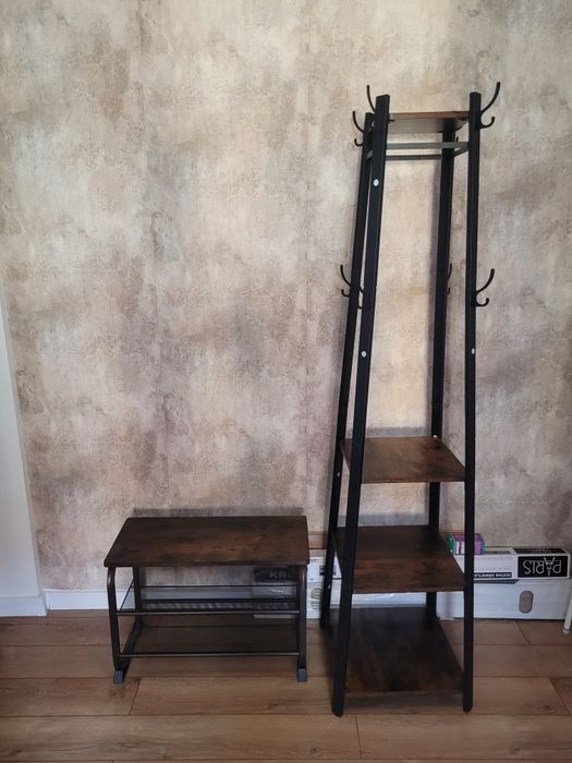 Wieszak i półka na buty loft