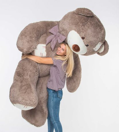 Большой плюшевый медведь/мишка/тедди/teddy 250 см. Капучино