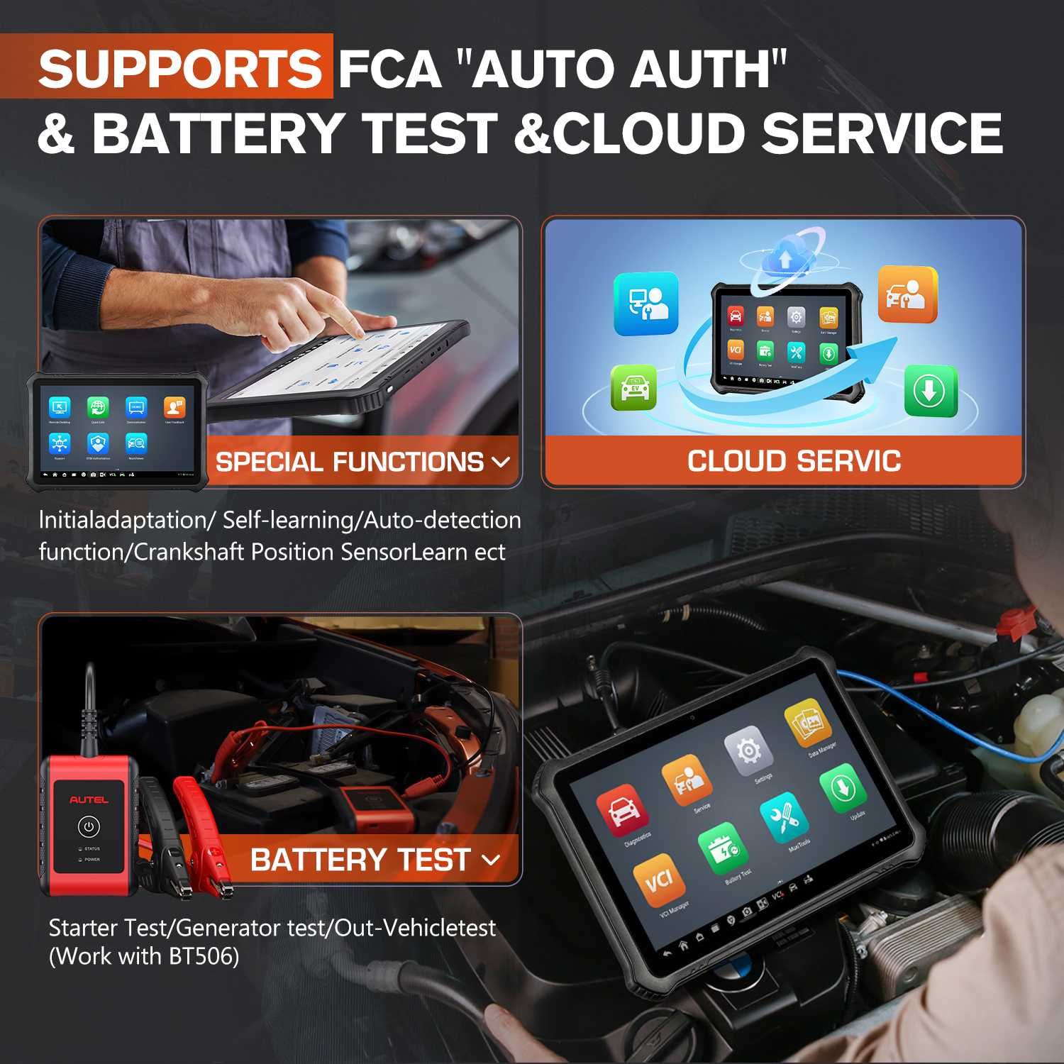 Autel OTOFIX D1 MAX KIT Máq Diagnóstico OBD 40 Funções Oficinas (NOVO)