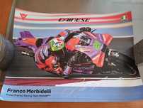 Poster autografado piloto moto GP  Franco Morbidelli