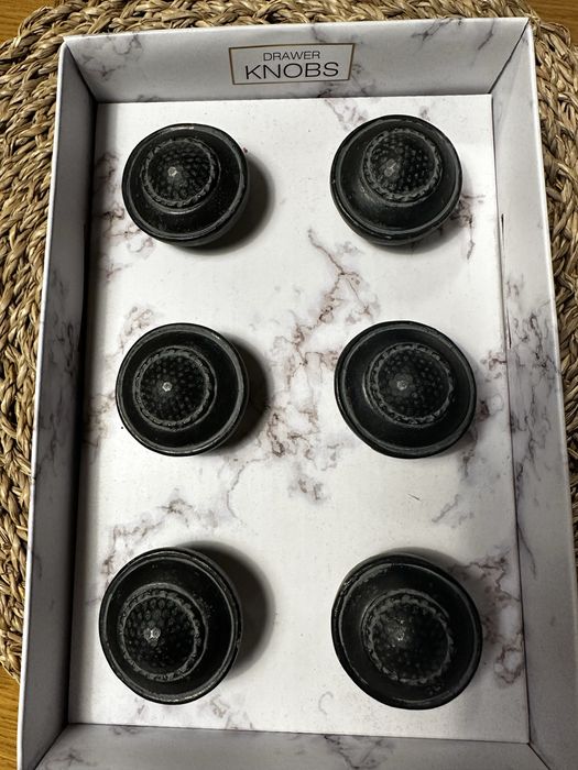 Czarne gałki di mebli nowe drawer knobs