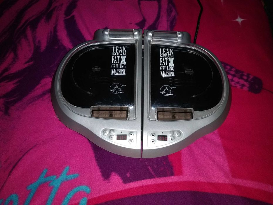 Grill elektryczny George Foreman podwójny na mięso bułki hamburgery