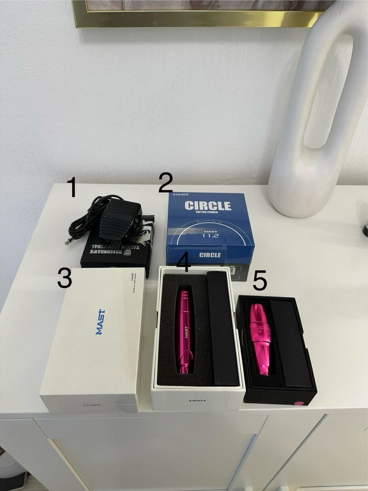 Педаль блок машинка для перманенту Mast p10 ultra circle