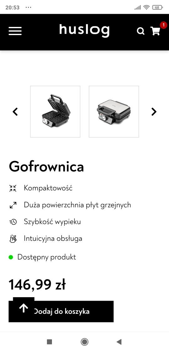 Gofrownica huslog