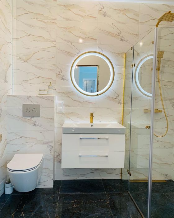 Glazurnik Płytkarz  Łazienki Premium Mega format