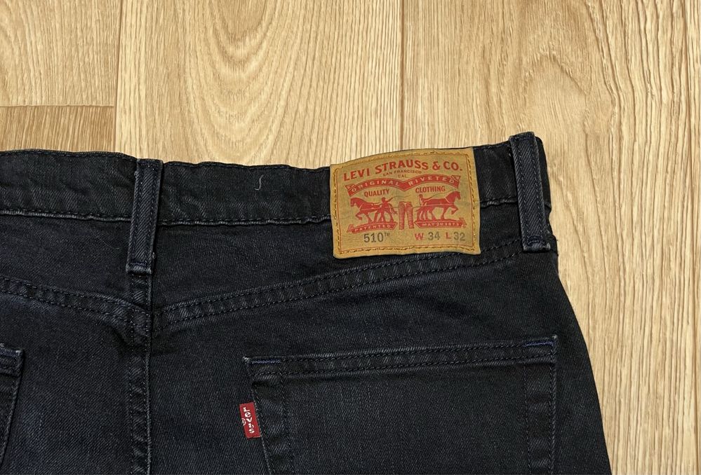 Джинси Levis 510 W34 L32 штани брюки