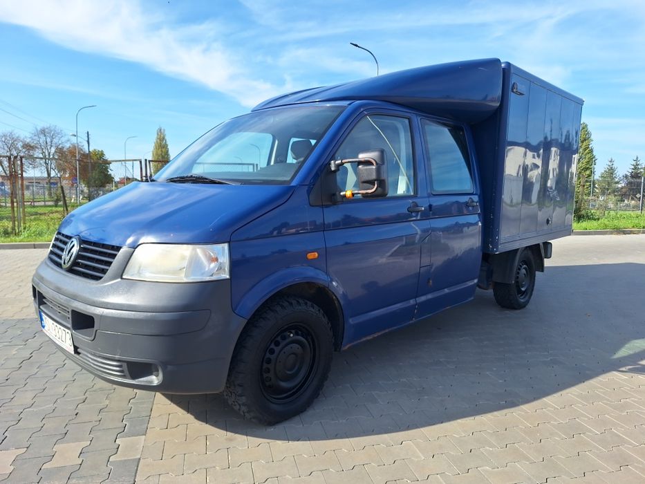 Transporter T5 4motion 4x4 syncro blokada mostu 6os.  doka brygadówka