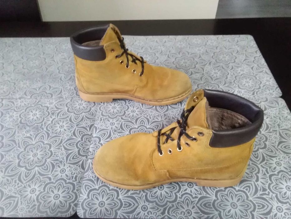 Buty zimowe ocieplane tomberland.