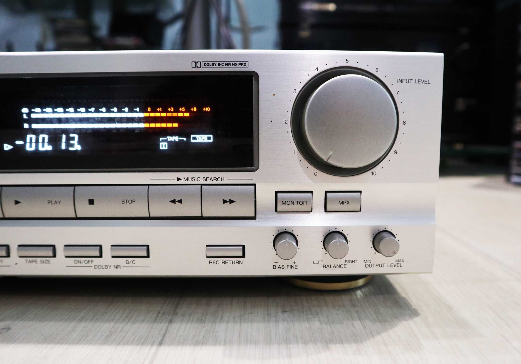 Кассетная дека DENON DRM 740 два тон вала 3 головки