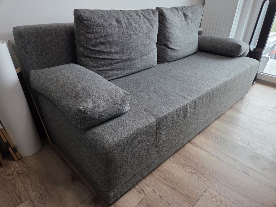 Kanapa rozkładana szara 3 osobowa Ikea Arviken 193x77x98/13
