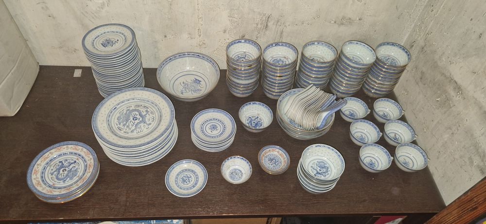 Conjunto de loiça porcelana - Bago de Arroz