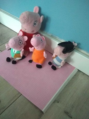 Pluszaki maskotki Peppa świnka rodzinka