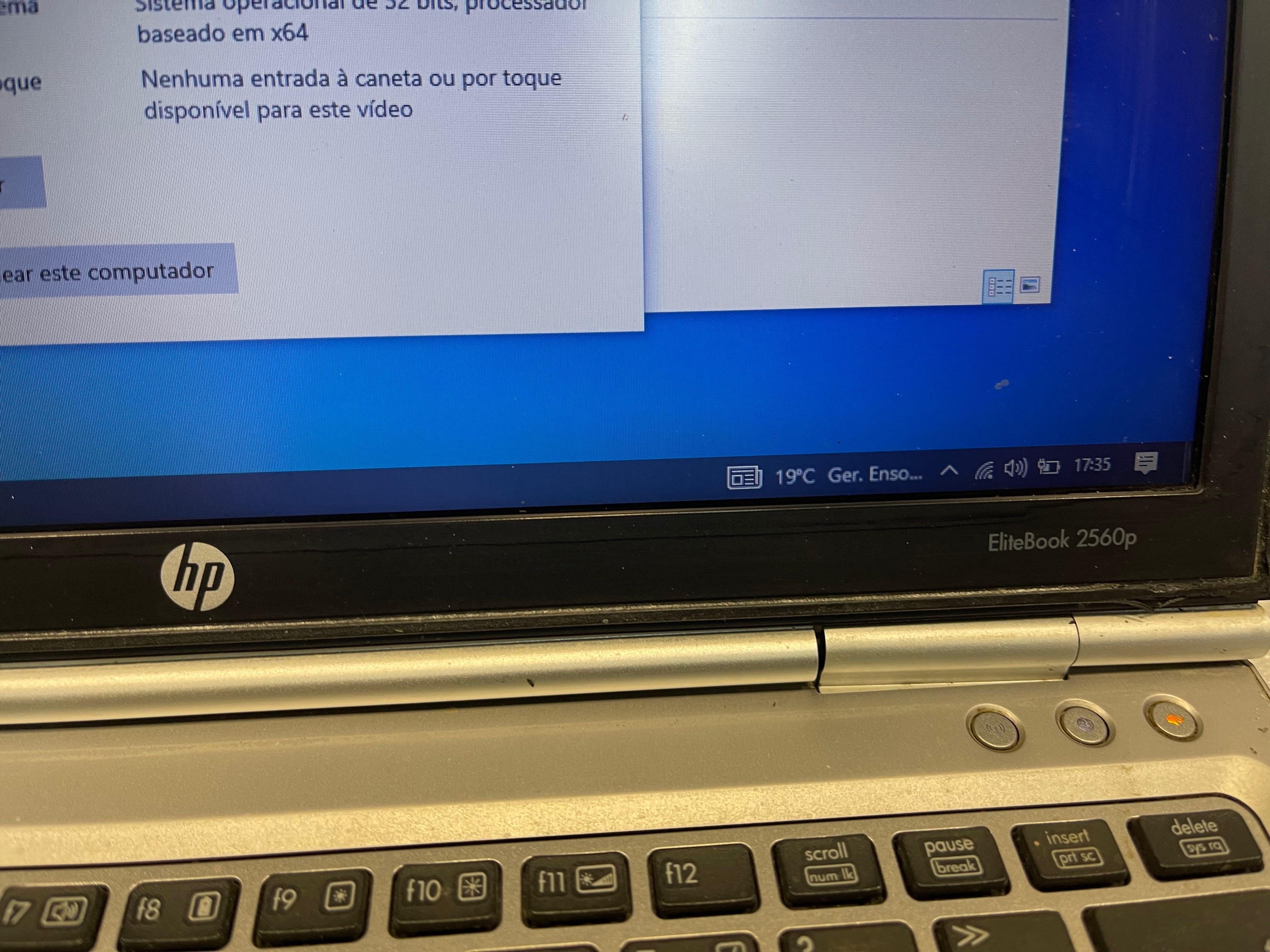 Hp elitebook i5 2560p