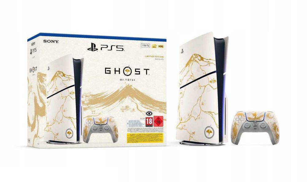 SONY PlayStation 5 Slim 1TB z napędem Ghost of Yotei Limited Edition