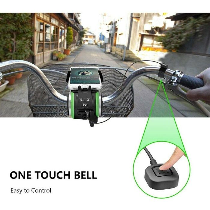 6 em 1 suporte telemovel bicicleta / moto Powerbank lanterna bluetooth