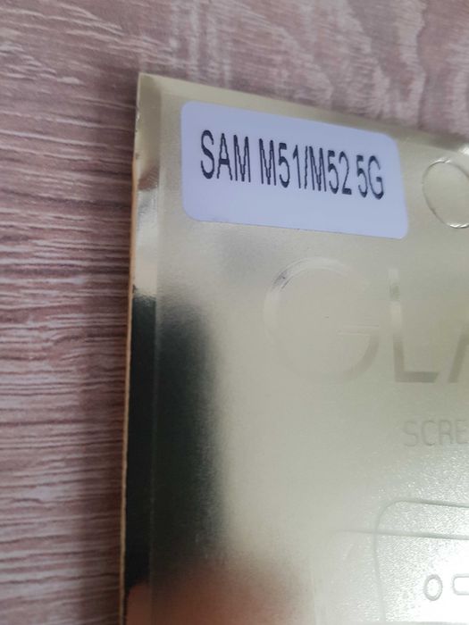 Hartowane Glass Gold szkło SAMSUNG GALAXY M51/M52 5G