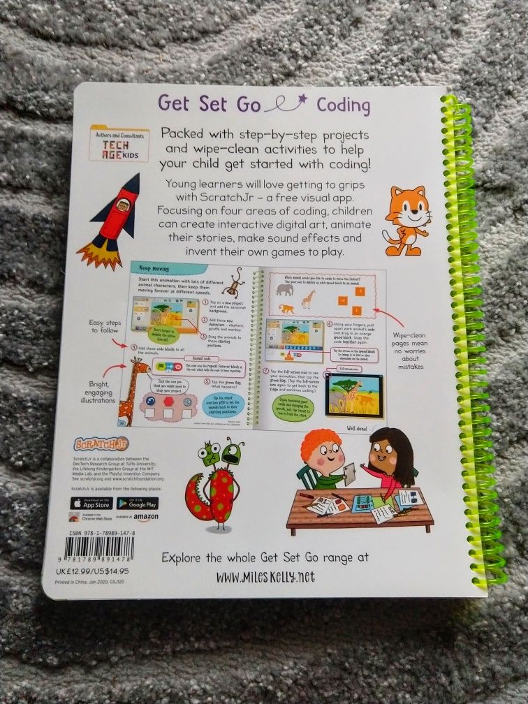 Coding with scratch junior programowanie po angielsku dla dzieci