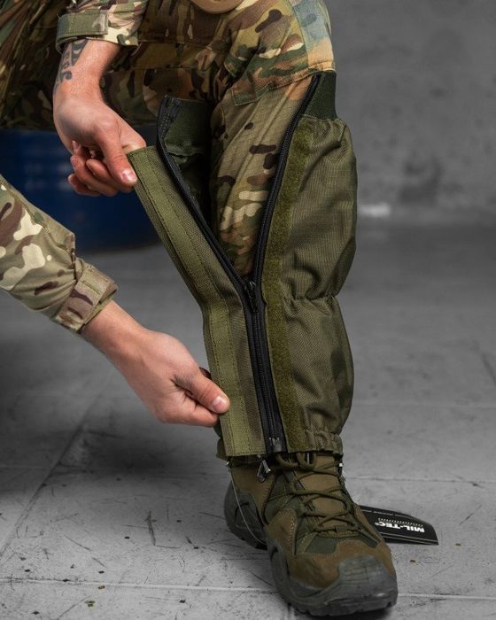 Міцні водонепроникні гетри Mil-Tec. Тактичні бахіли.